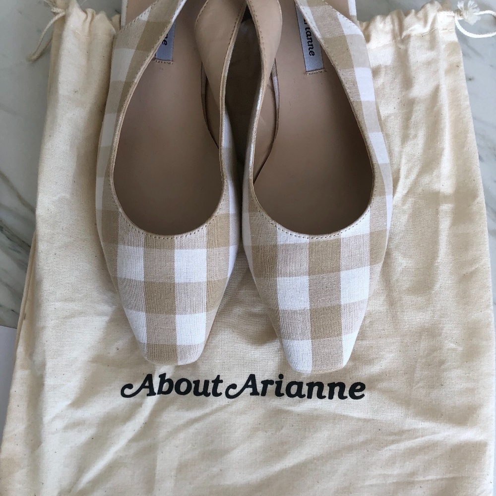ABOUT ARIANNE GALO PROVENCE SLINGBACK - GINGHAM